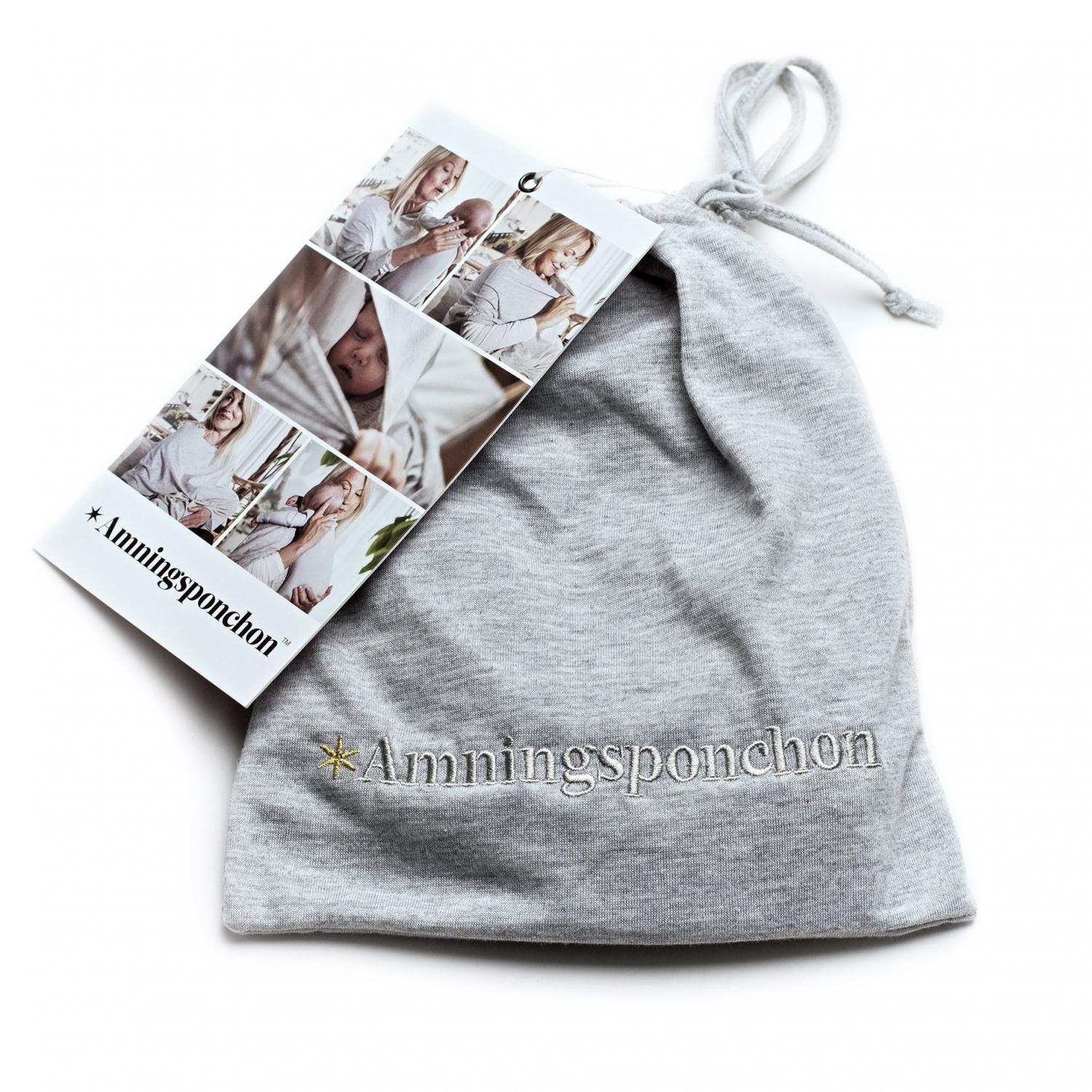 Amningsponcho - Grå