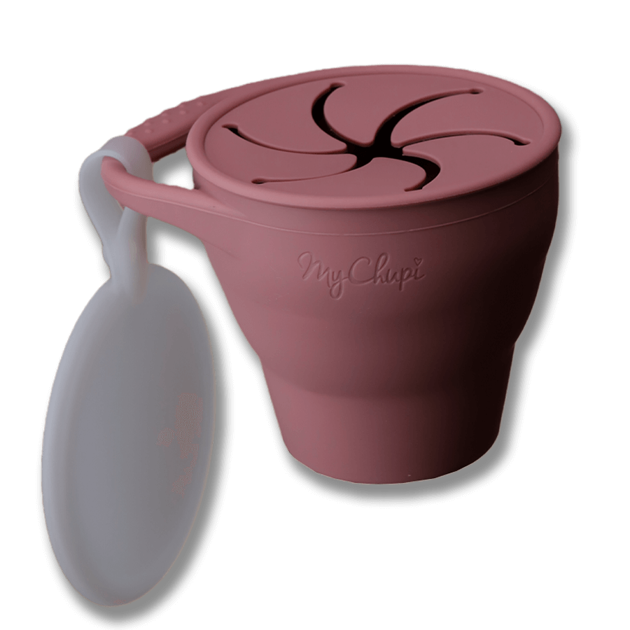 Snack kopp i silikon (snack cup) - Old rose