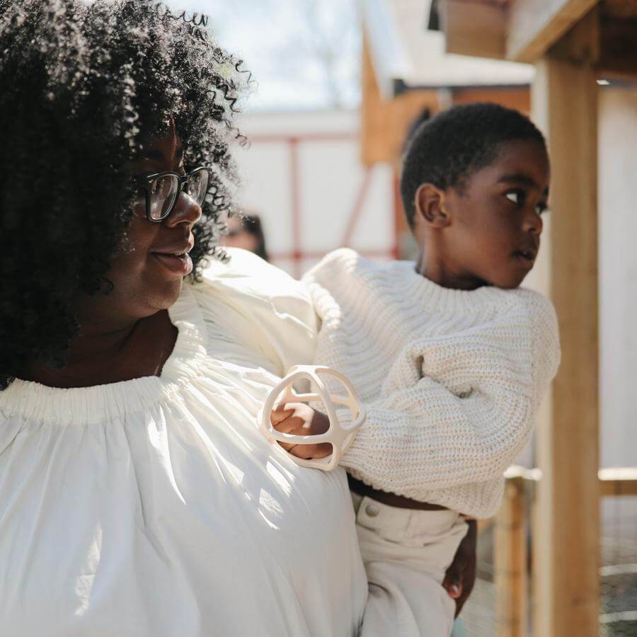 Baby silikon bitboll – Mushie