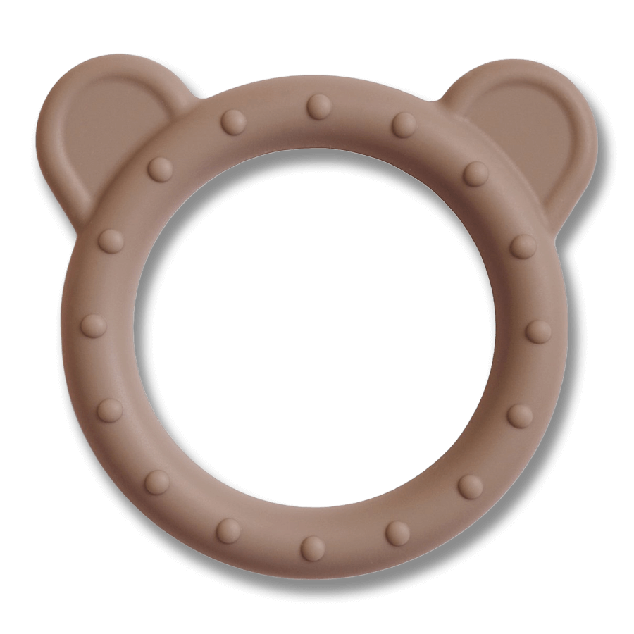 Mushie bitring björn - Natural