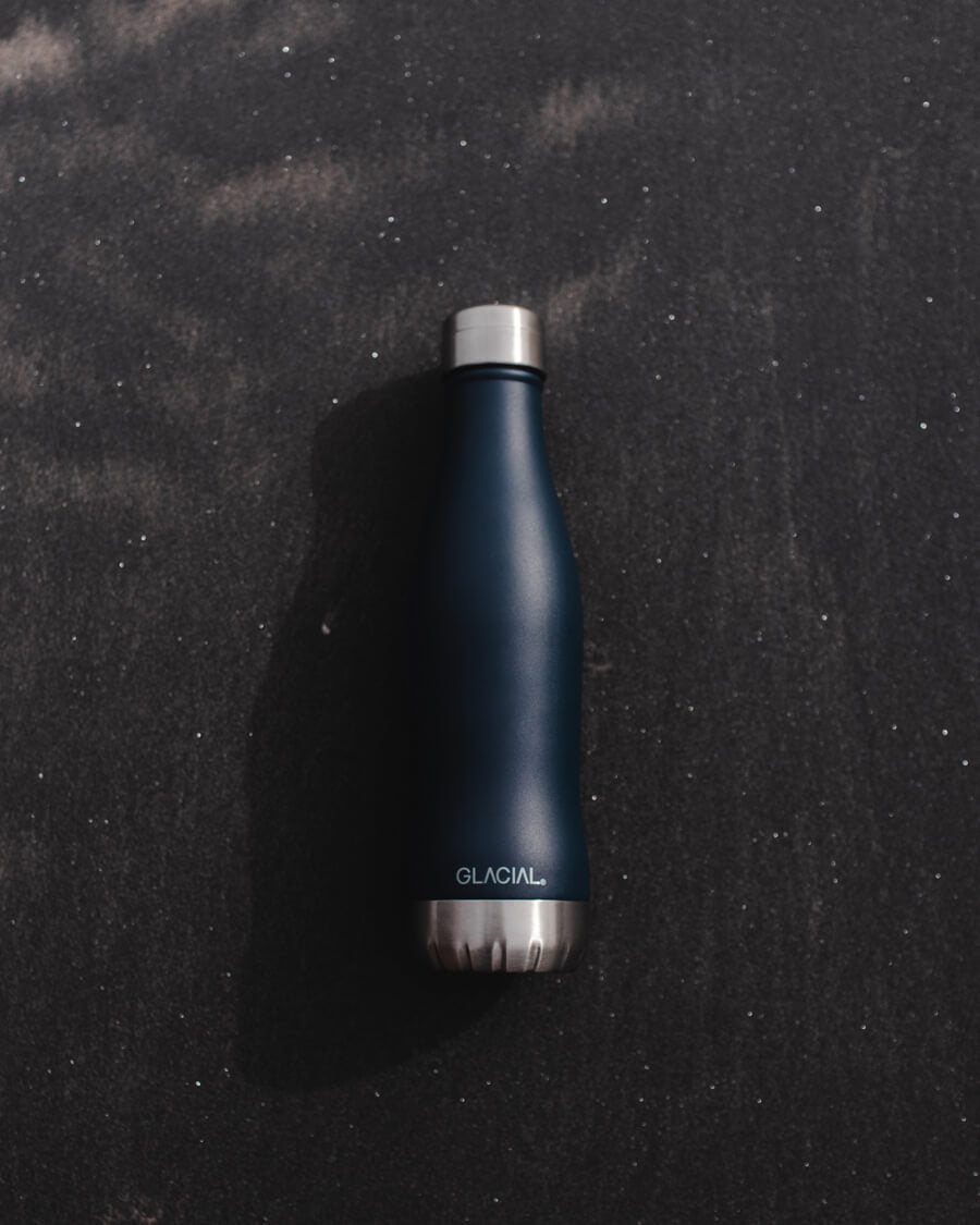 Hållbar vattenflaska - Matte Navy 400ml
