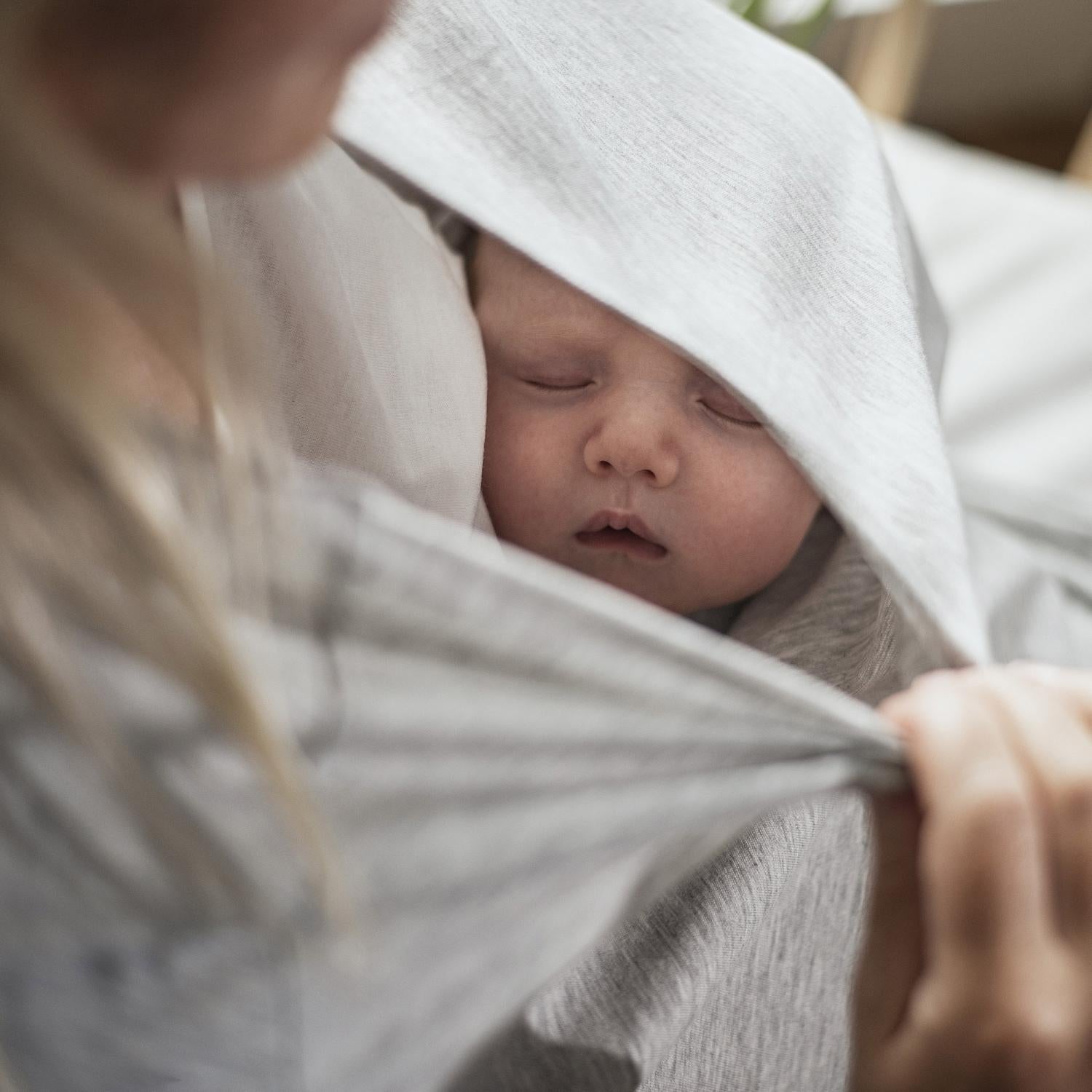 Amningsponcho - Grå