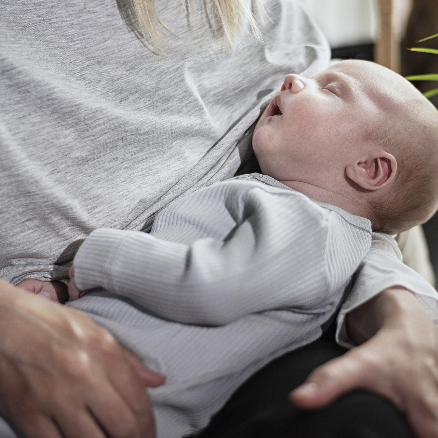 Amningsponcho - Grå