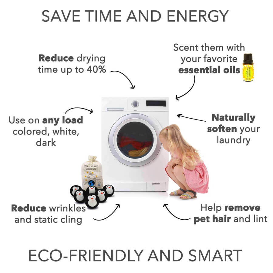 Ekologiska handgjorda torkbollar - Bin