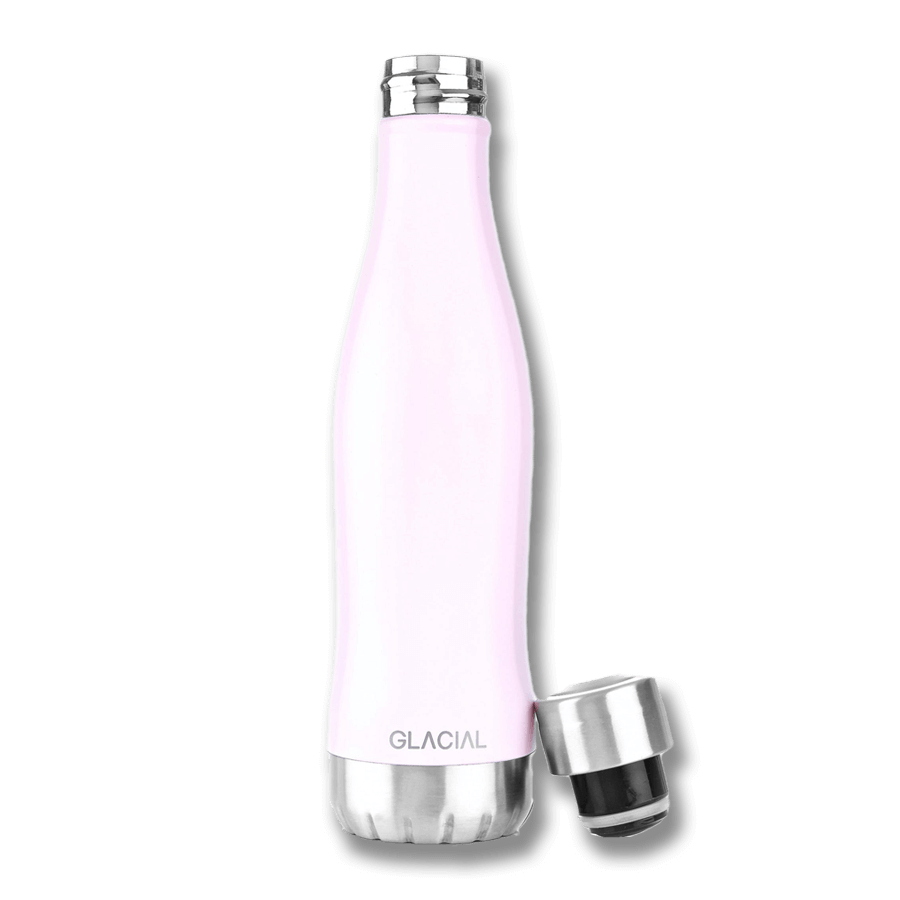 Hållbar vattenflaska - Matte Pink Powder 400ml