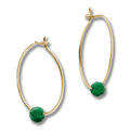 Jukserei Birthstone Hoops örhängen - Maj