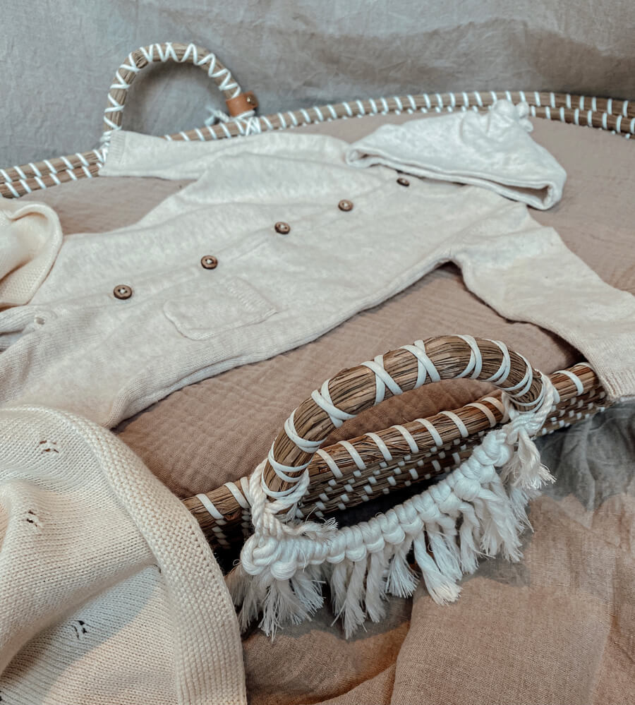 Kidooz Skötkorg Baby - Macramé
