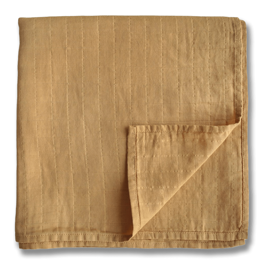 Mushie muslinfilt – Fall Yellow