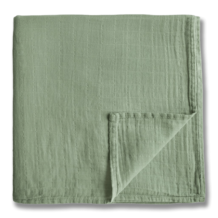 Mushie muslinfilt – Sage