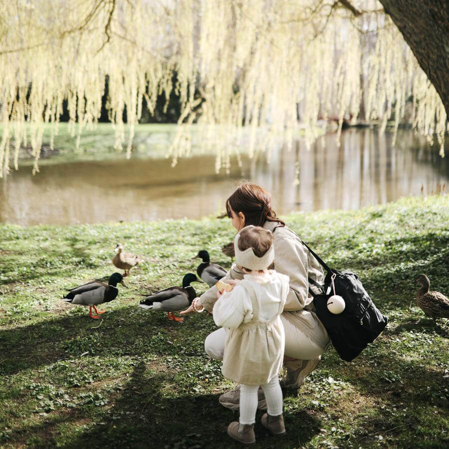 Mushie napp behållare