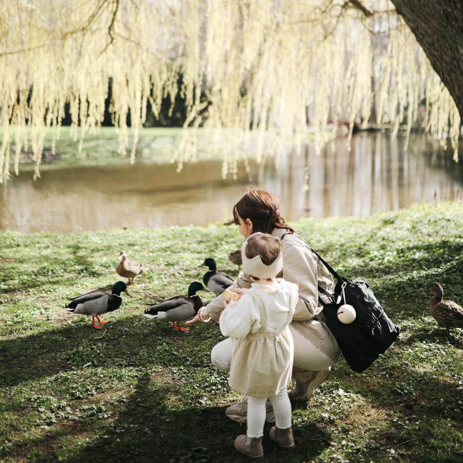 Mushie napp behållare