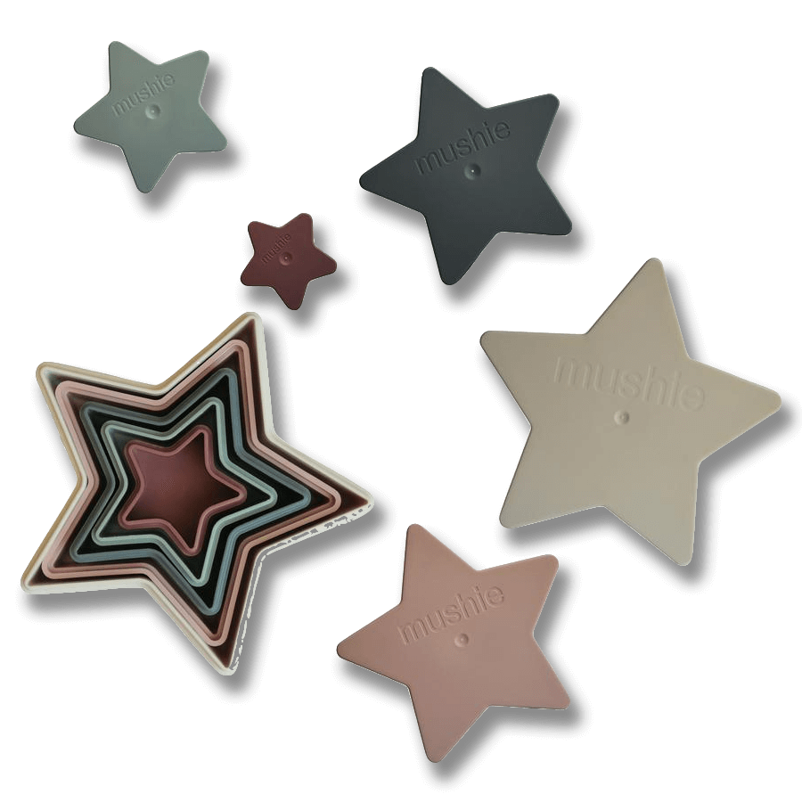 Mushie stapelleksak - Stjärnor