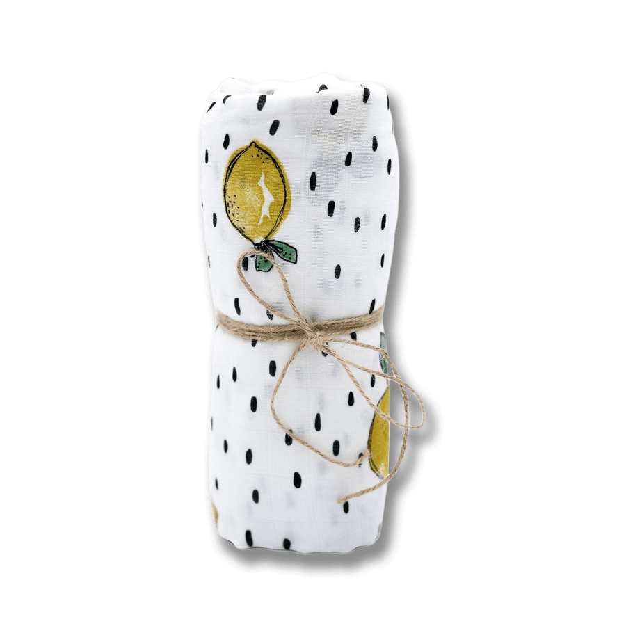 Muslinfilt av ekologisk bomull - Citron