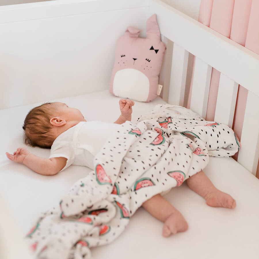 Muslinfilt av ekologisk bomull - Melon