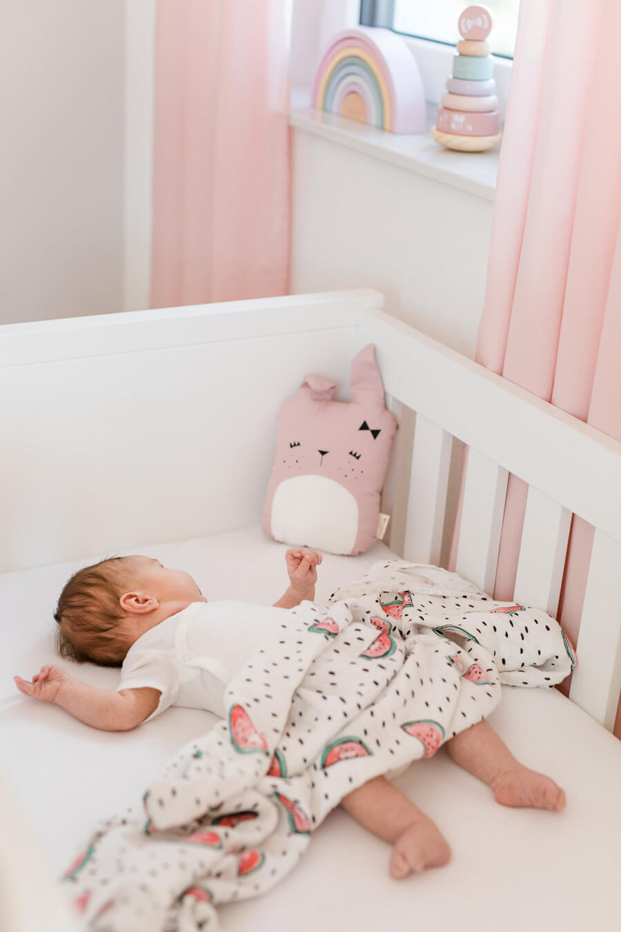 Muslinfilt av ekologisk bomull - Melon