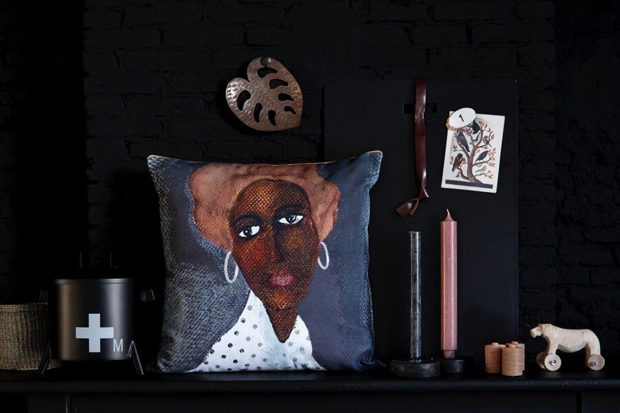 Prydnadskudde - Vrouw Anna