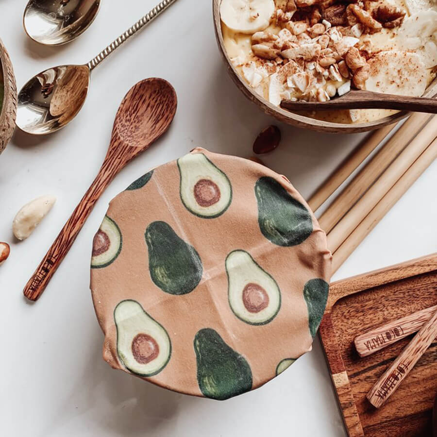 3-pack Vegan Food Wraps - Avocado Mood