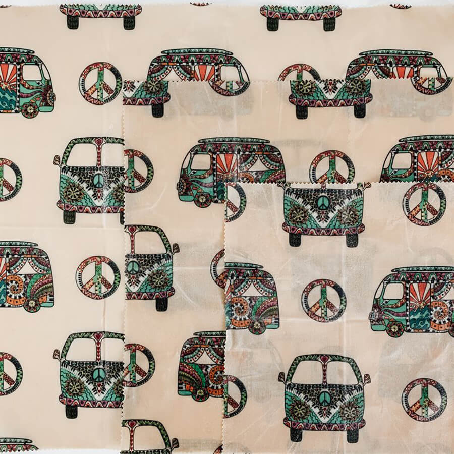 3-pack Vegan Food Wraps - Hippie Life