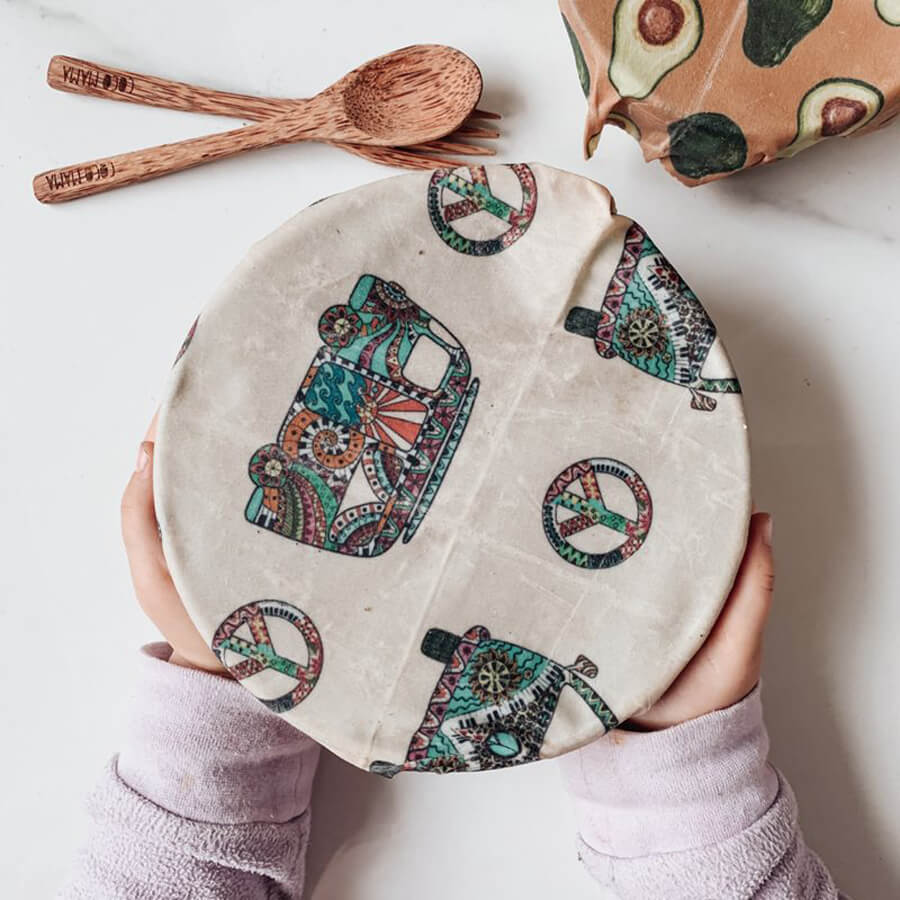 3-pack Vegan Food Wraps - Hippie Life