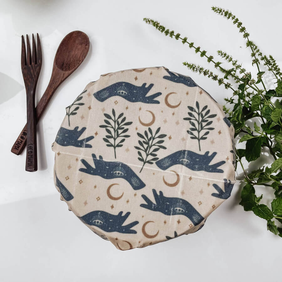 3-pack Vegan Food Wraps - Sacred Herbs