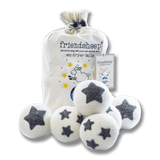 Ekologiska handgjorda torkbollar - Stjärnor