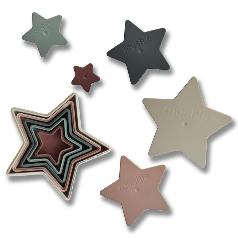 Mushie stapelleksak - Stjärnor