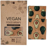 3-pack Vegan Food Wraps - Avocado Mood